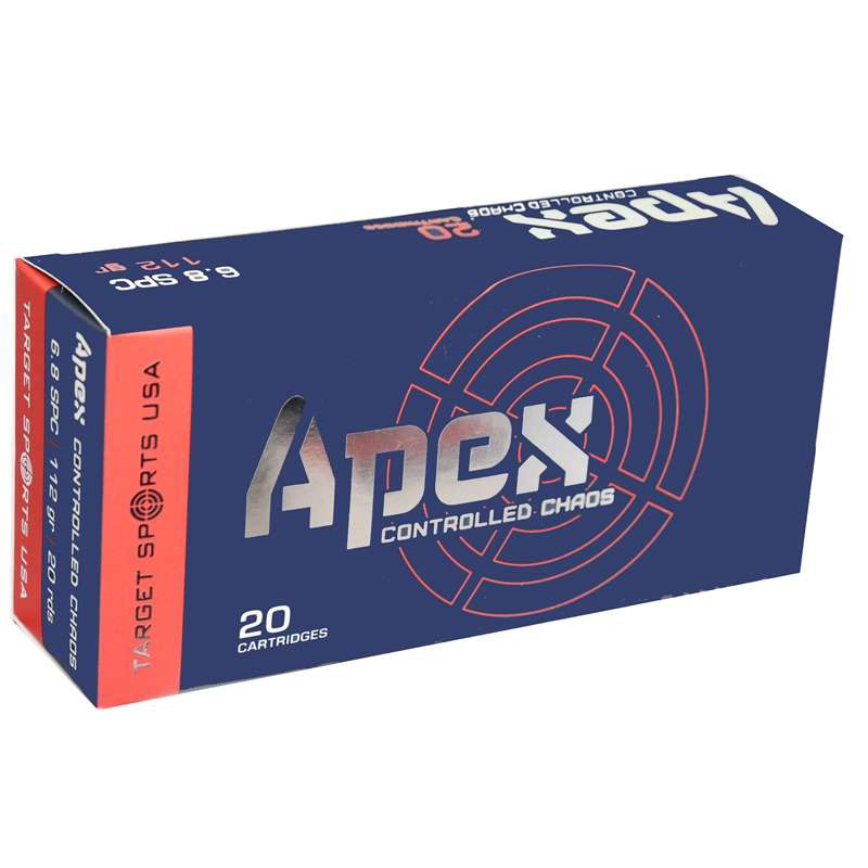 Target Sports USA APEX 6.8 SPC Ammo 112 Gr HP Controlled Chaos Ammo Deals